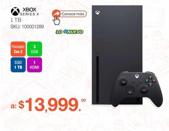 RadioShack Consola xbox series x / 1 tb ssd / negro oferta
