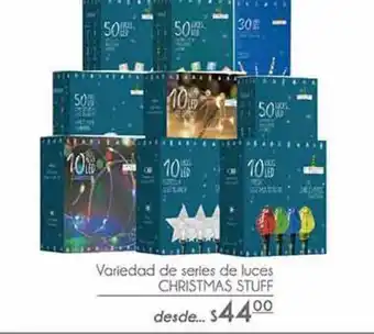 Serie de luces christmas stuff