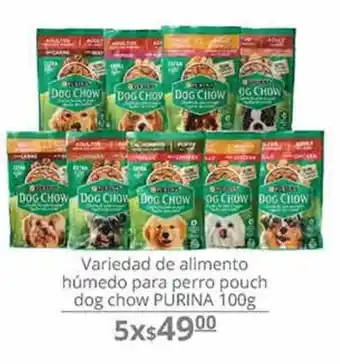 La Comer Alimento humedo para perros dog chow 100g x5 oferta
