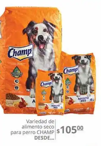 La Comer Alimento para perros champ oferta