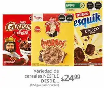 La Comer Cereales nestlé oferta