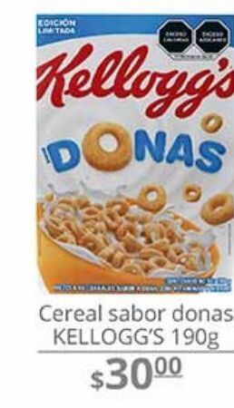 La Comer Cereal sabor donas kellogg's 190g oferta