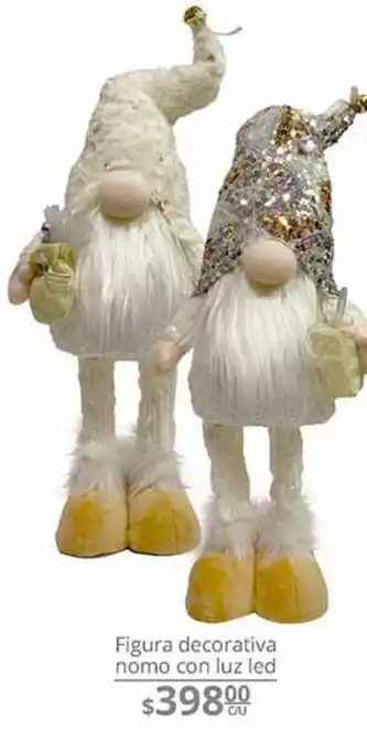 Figura decorativa nomo con luz led