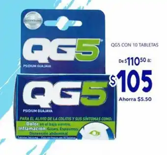 QG5 con 10 tabletas