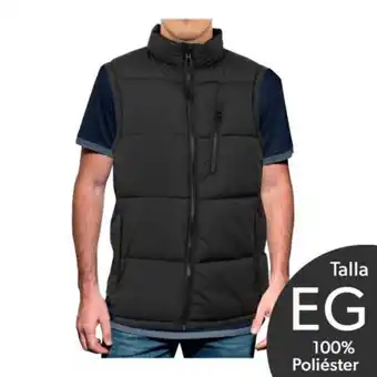 Sam's Club Chaleco capitonado para caballero modern amusement talla eg negro oferta