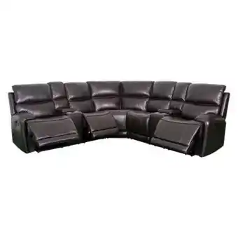 Sam's Club Sala seccional reclinable member's mark con consola y usb blackberry oferta
