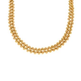 Nacional Monte de Piedad Gargantilla eslabón articulado en oro amarillo 18 kilates. oferta