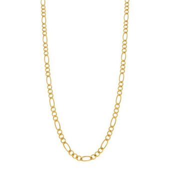 Nacional Monte de Piedad Collar de tres eslabones por uno en oro amarillo 14 kilates. oferta