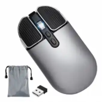 Fandeal Mouse inalámbrico ratón usb / bluetooth modo dual silencioso oferta