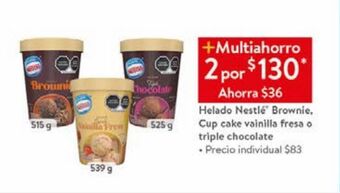 Walmart Helados nestlé oferta