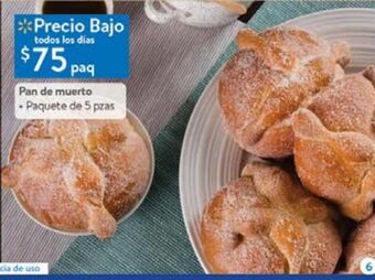 Walmart Pan de muerto oferta