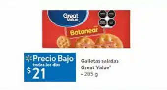 Walmart Galletas great value 285g oferta