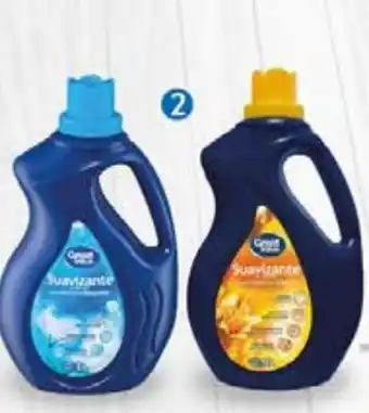 Walmart Suavizante de telas great value 3l oferta