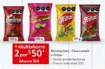 Rancheritos churrumais o fritos
