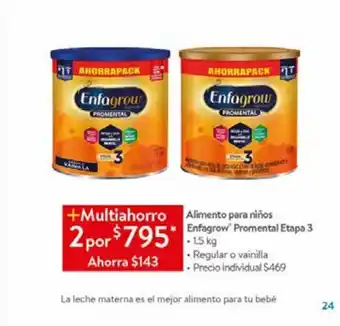Alimentos para niños enfagrow et 3 1,5kg