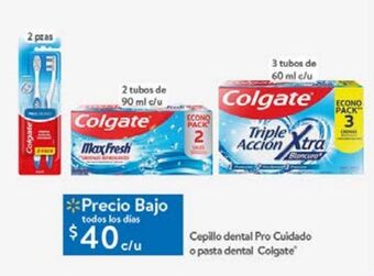 Walmart Cepillo dental colgate oferta