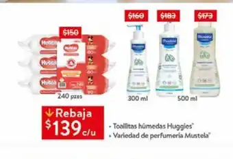 Walmart Toallitas húmedas huggies oferta