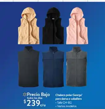 Walmart Chaleco polar george oferta