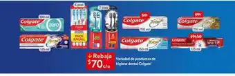 Walmart Variedad de productos de higiene dental colgate oferta