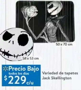 Walmart Variedad de tapetes jack skellington oferta