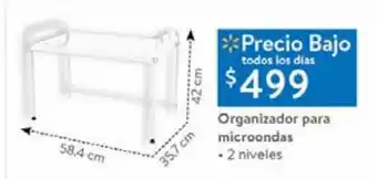 Walmart Organizador para microondas 2 niveles oferta