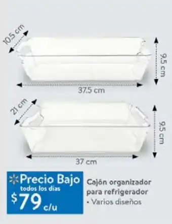 Walmart Cajón organizados para refrigerador oferta
