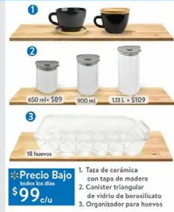 Tazas de cerámica con tapa de madera