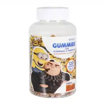 Gomitas wago lab minions con vitaminas y minerales 240 g