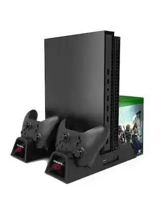 Base vertical enfriadora apoya juegos dobe para xbox one, s y x