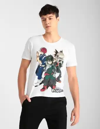 Suburbia Playera my hero academy cuello redondo para hombre oferta
