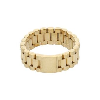 Nacional Monte de Piedad Argolla articulada en oro amarillo 14 kilates. oferta