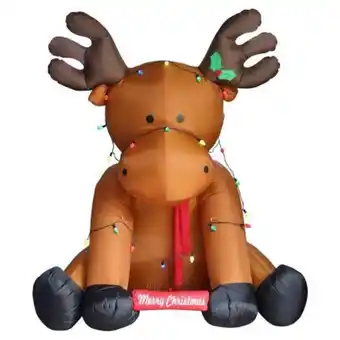 Sam's Club Reno inflable member's mark con luces 2.4 m oferta