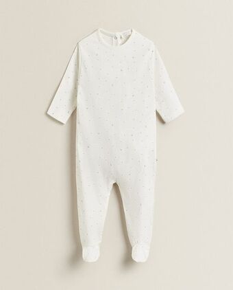 ZARA HOME Pelele algodón jersey lunas y estrellas oferta