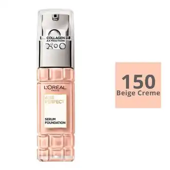 Sanborns Base de maquillaje l'oréal paris age perfect 150 beige cream 30ml oferta