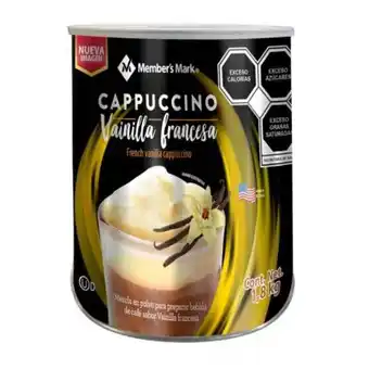 Sam's Club Café member's mark capuccino vainilla 1.8 kg oferta
