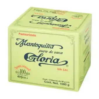 Sam's Club Mantequilla la gloria sin sal 12 piezas de 90 gr c/u oferta