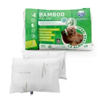 Sam's Club Almohadas spring air estándar bambú 2pzas oferta