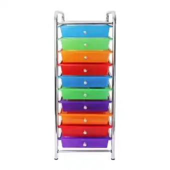 Sam's Club Carro multiusos seville 10 cajones de colores oferta