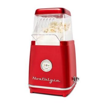 Máquina para palomitas nostalgia classic roja