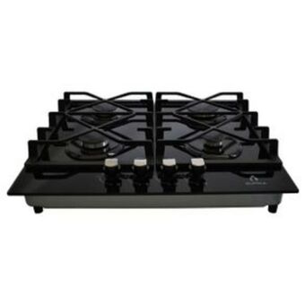El Bodegón Parrilla de gas supra 4 quemadores negro 4q-tg-60 oferta