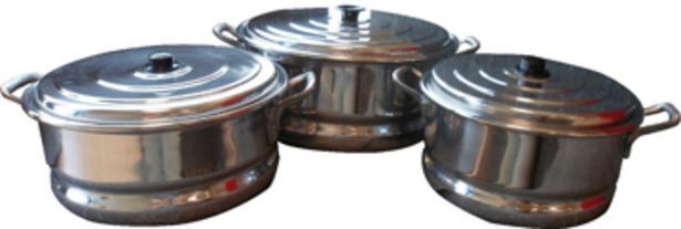 Elizondo Juego de vaporeras mexiquense  26-30-34 c/ base 3pzas oferta
