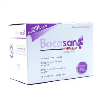Farmacias de Apoyo Bocasan premium enjuague bucal en polvo con 24 piezas oferta