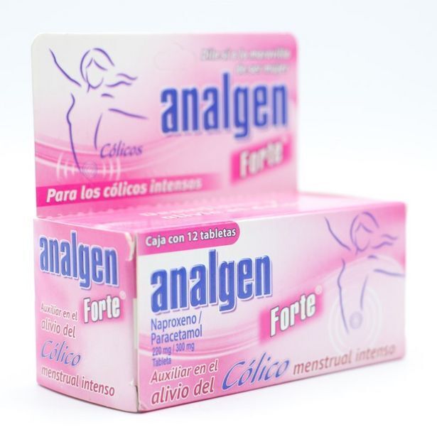 Farmacias de Apoyo Analgen forte auxiliar para cólicos caja con 12 tabletas oferta