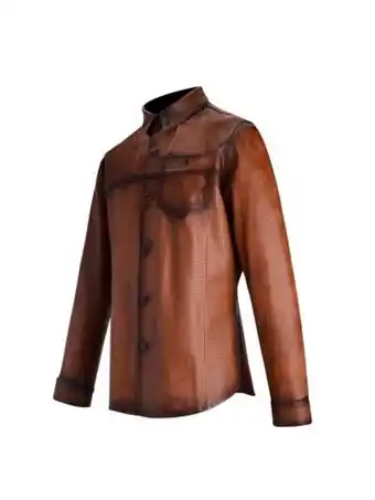 Cuadra Camisola para caballero en piel genuina oferta