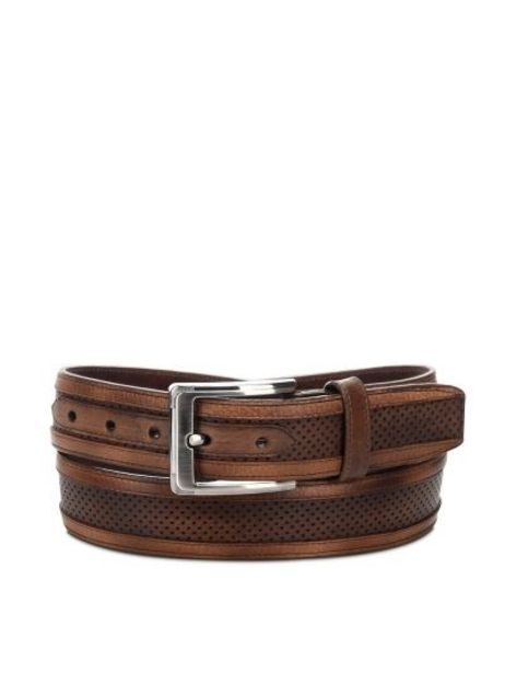 Cuadra Cinturón en piel genuina de venado. oferta