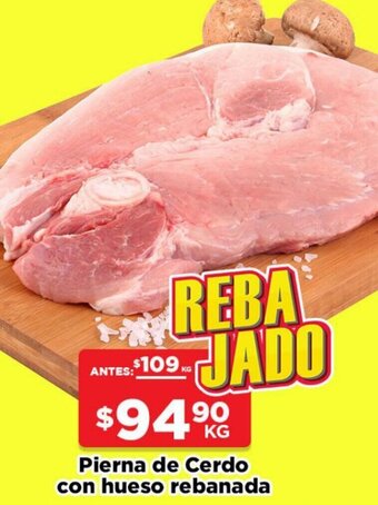 HEB Pierna de Cerdo con Hueso Rebanada oferta