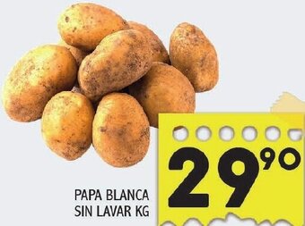 Alsuper Papa Blanca Sin Lavar oferta