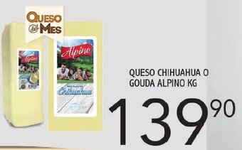 Alsuper Queso Chihuahua o Gouda Alpino oferta