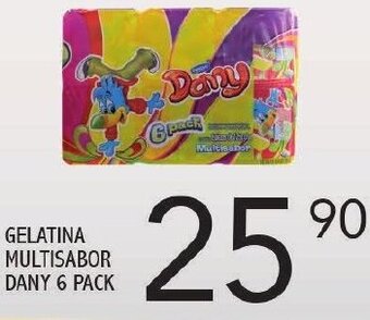 Gelatina Multisabor Dany 6 Pack