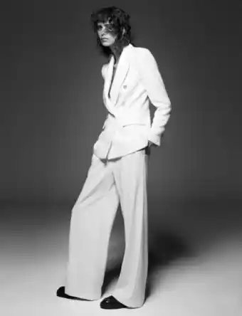 ZARA Blazer cruzada estructura oferta